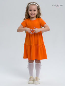 Платье Тия оранжевая - Sovalina фото 5