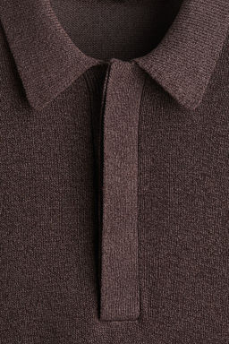 Polo en punto vaporoso Loose Fit - H&m фото 2
