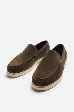 CASUAL LEATHER LOAFERS - Zara фото 12