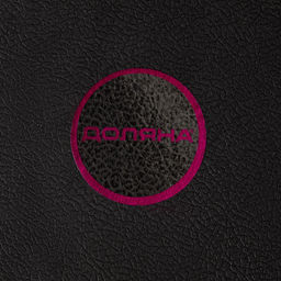 Поднос круглый Доляна Brick, пластик, d=28 см, чёрный