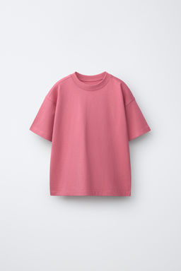 CAMISETA LISA / Rosa lavado - Zara фото 4