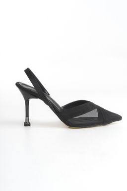 Trendyol Shoes Siyah File Detayl? Sivri Burun Ince Topuklu Ayakkab? TAKSS25TO00050 - Trendyolmilla фото 4