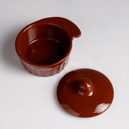 Кокотница Борисовская керамика «Ностальгия с крышкой», 200 мл, 12×8 см, стандарт