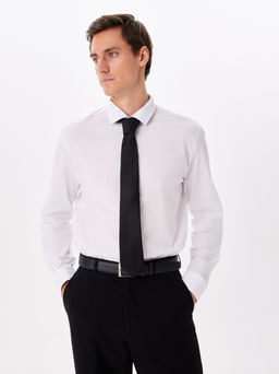 Сорочка мужская длинный рукав GREG 100/237/WH/ZVN STRETCH