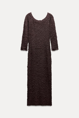 TEXTURED KNIT DRESS - Zara фото 7