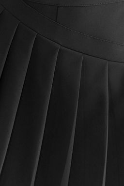 TRENDYOLMILLA Kahverengi Pilili Dokuma Sort Etek TWOAW24SR00014 фото 3