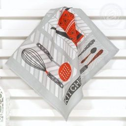 Полотенце 50*60 см. Время есть рогожка хлопок 100% - Лен поволжья фото 2