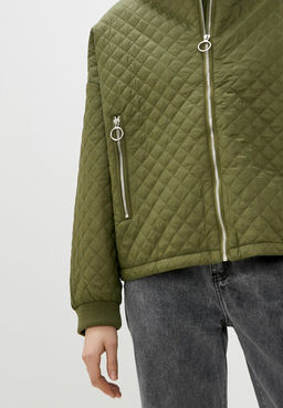 Стеганая куртка-бомбер - Incity фото 6