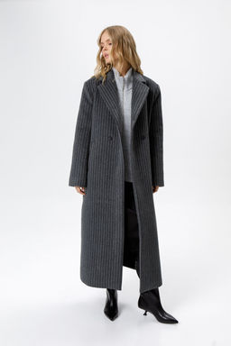 Пальто Pirs 6327 серый