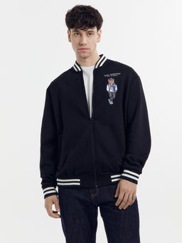 Толстовка мужская черная с печатью черный +печать 121187/1 - Mark formelle фото 4