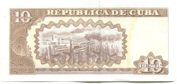 Банкнота 10 песо 2020 года Куба