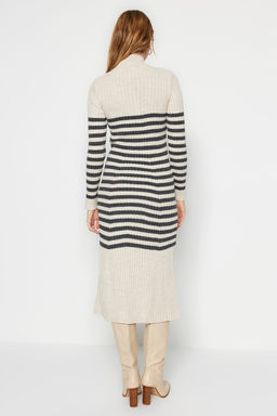 Tas Maxi Triko Cizgili Elbise TWOAW24EL00091