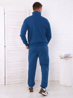 Роберт(индиго) костюм , 70% хлопок, 30% ПЭ