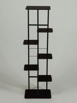 Подставка для цветов Greengo, 7 полок, 36×23×120 см, напольная, каркас металл, полки МДФ, чёрная