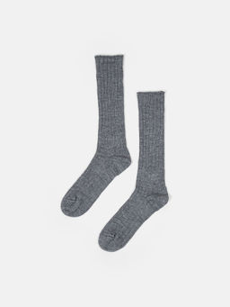 Носки из смесовой шерсти "Графит"