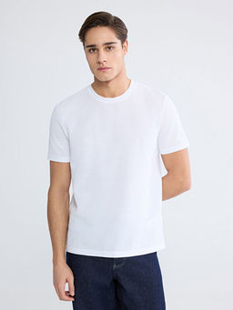 Bisiklet Yaka Penye Erkek Ti??rt