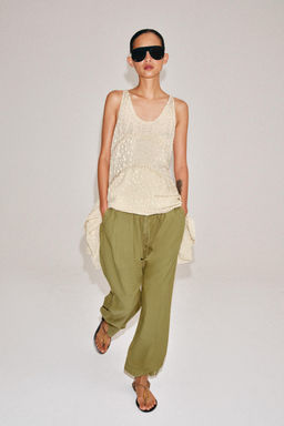 PANTAL?N JOGGER ZW COLLECTION / Khaki - Zara фото 4