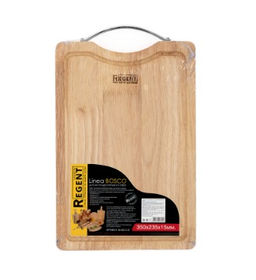 Доска разделочная прямоугольная Regent Linea Bosco с мет. ручкой 35х23,5х1,5 см арт.93-BO-2-07 /REGENT/