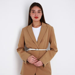 Ремень женский, ширина 1 см, пряжка металл, цвет белый - Simaland фото 3