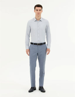 Gri Slim Fit Uzun Kollu G_mlek - Pierre cardin фото 4