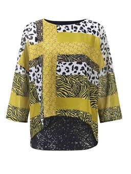 Блузка 2 в 1, желтая - Ashley brooke фото 2