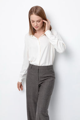 ЕТ 40009/темно-коричневый,елка брюки жен