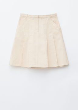 Falda midi plisada de algod?n - H&m фото 2
