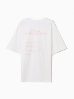 Футболка женская MIST Girl's rules, размер 44, белая