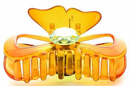 Заколка-краб PU0027 рыжий