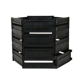Компостер пластиковый, 800 л, 125 × 105 × 84 см, чёрный