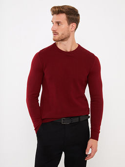 Bisiklet Yaka Erkek Triko Kazak