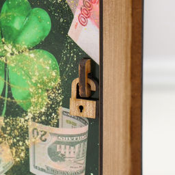 Копилка-книга для денег «Удачи», для купюр, монет, 14×12×5 см