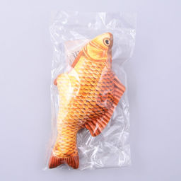 Игрушка для кошек с мятой Сазан из текстиля, 20 см - Пушистое счастье фото 4