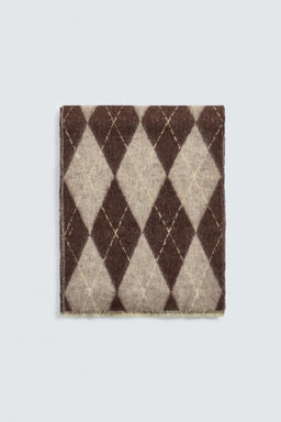 DIAMOND JACQUARD SCARF - Zara фото 3