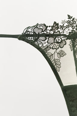 LACE MESH THONG - Zara фото 3