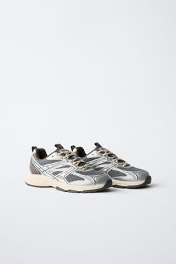 ZAPATILLA DEPORTIVA METALIZADA / Plata - Zara фото 2