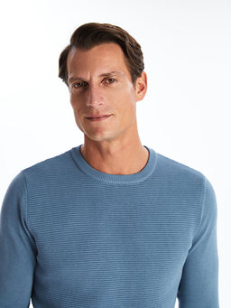 Bisiklet Yaka Erkek Triko Kazak