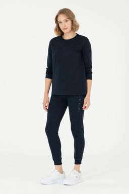 Женский темно-синий свитшот - U.s. polo assn фото 4