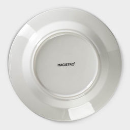 Тарелка глубокая Magistro «Морской бриз», 400 мл, d=20 см, фарфор, белая