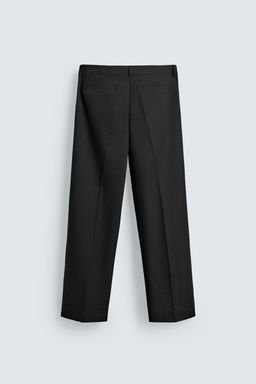 PLEATED STRAIGHT-LEG TROUSERS - Zara фото 7