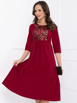 ПЛАТЬЕ ДЭЙФИНА (КАРМИН ШАЙН) - Bellovera фото 2