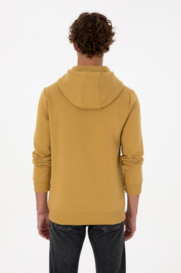 Erkek Hardal Basic Sweatshirt Sepette S_rpriz _ndirim - U.s. polo assn фото 5