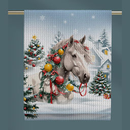 2 шт. Полотенце рогожка 45х60 "Fine Line" рис 35007-3 "Пестроткань" тауп