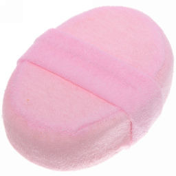 Цена за 3 шт. Мочалка для лица и тела "Ultramarine - Парадиз", мягкая, цвет микс, 15*10*5см (зип пакет и наклейка Ultramarine)