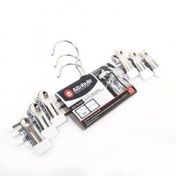 Набор вешалок для брюк NEO BLACK&WHITE 30см 3шт - Attribute фото 2