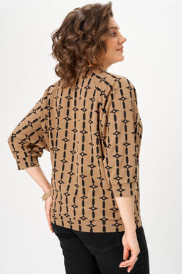 Джемпер Michel Chic 782/1 карамельный арабеск  фото 6