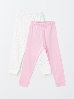 Beli Lastikli K?z Bebek Pijama Alt 2li