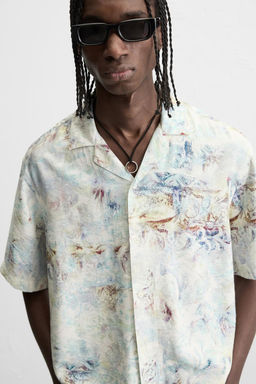 ABSTRACT PRINT SHIRT - Zara фото 13