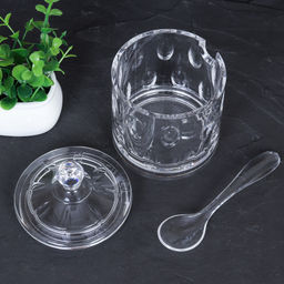 Банка с ложкой / R524 /уп 120/ акрил - ГалеонТрейд фото 2