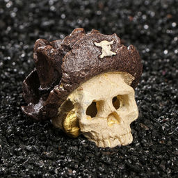 Декор для аквариума Череп, 7 х 7 х 7 см